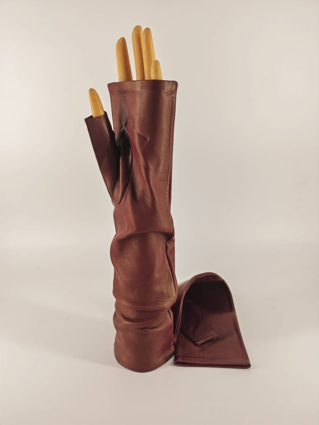 Carmela . Lunghi Mezze Dita . Seta