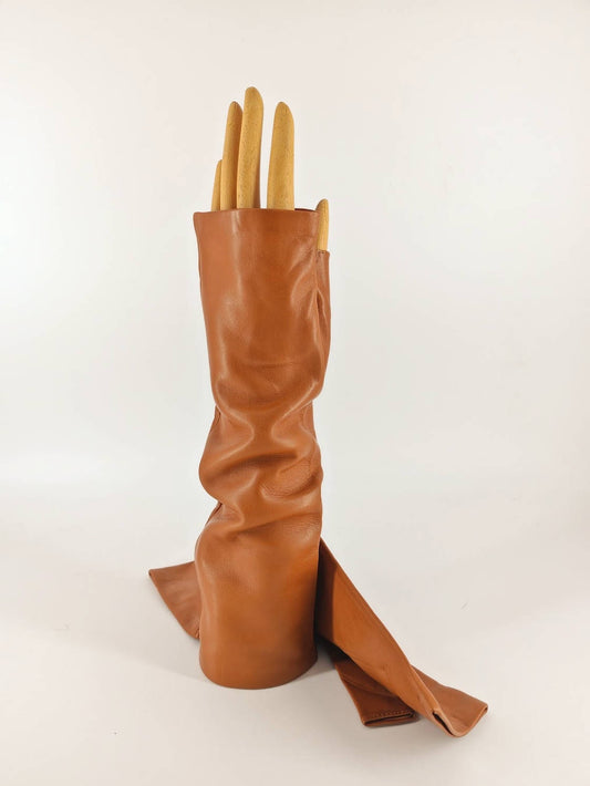 Carmela . Lunghi Mezze Dita . Seta