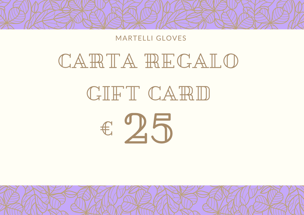 Carta Regalo Digitale Martelli Gloves