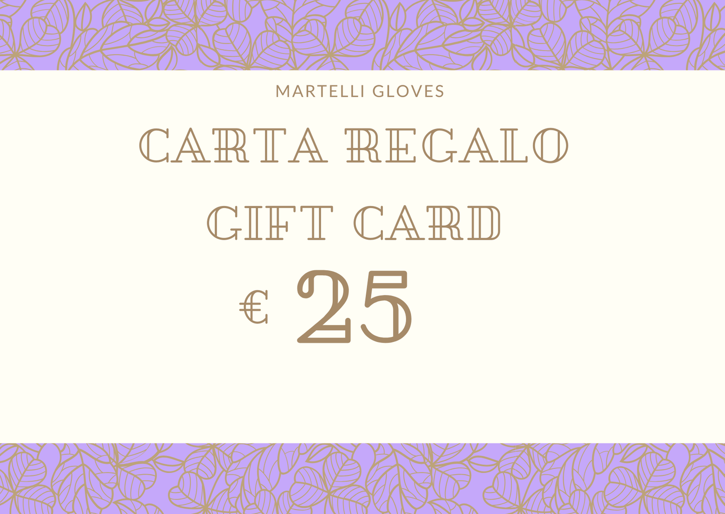 Martelli Gloves Digital Gift Card