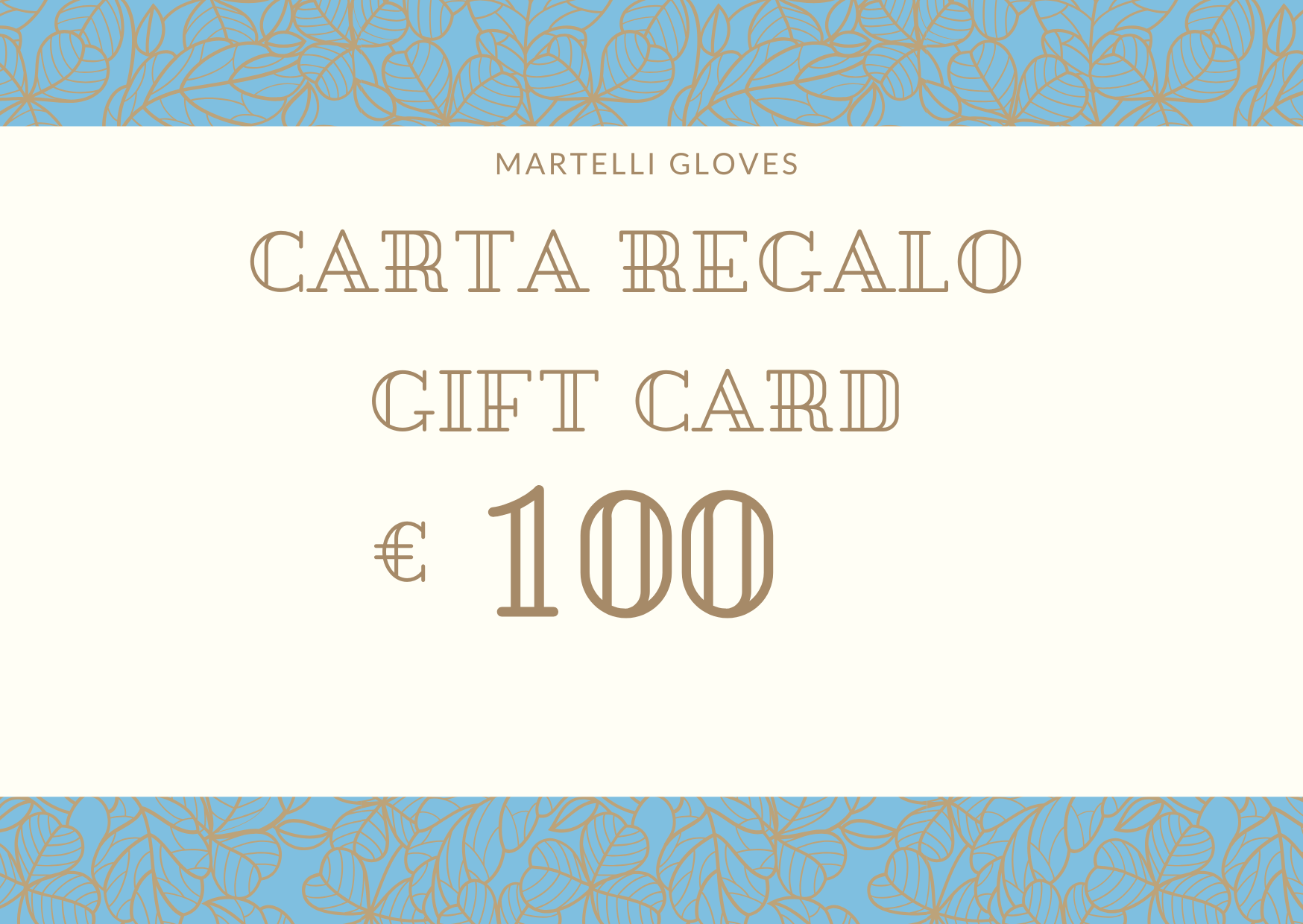 Carta Regalo Digitale Martelli Gloves