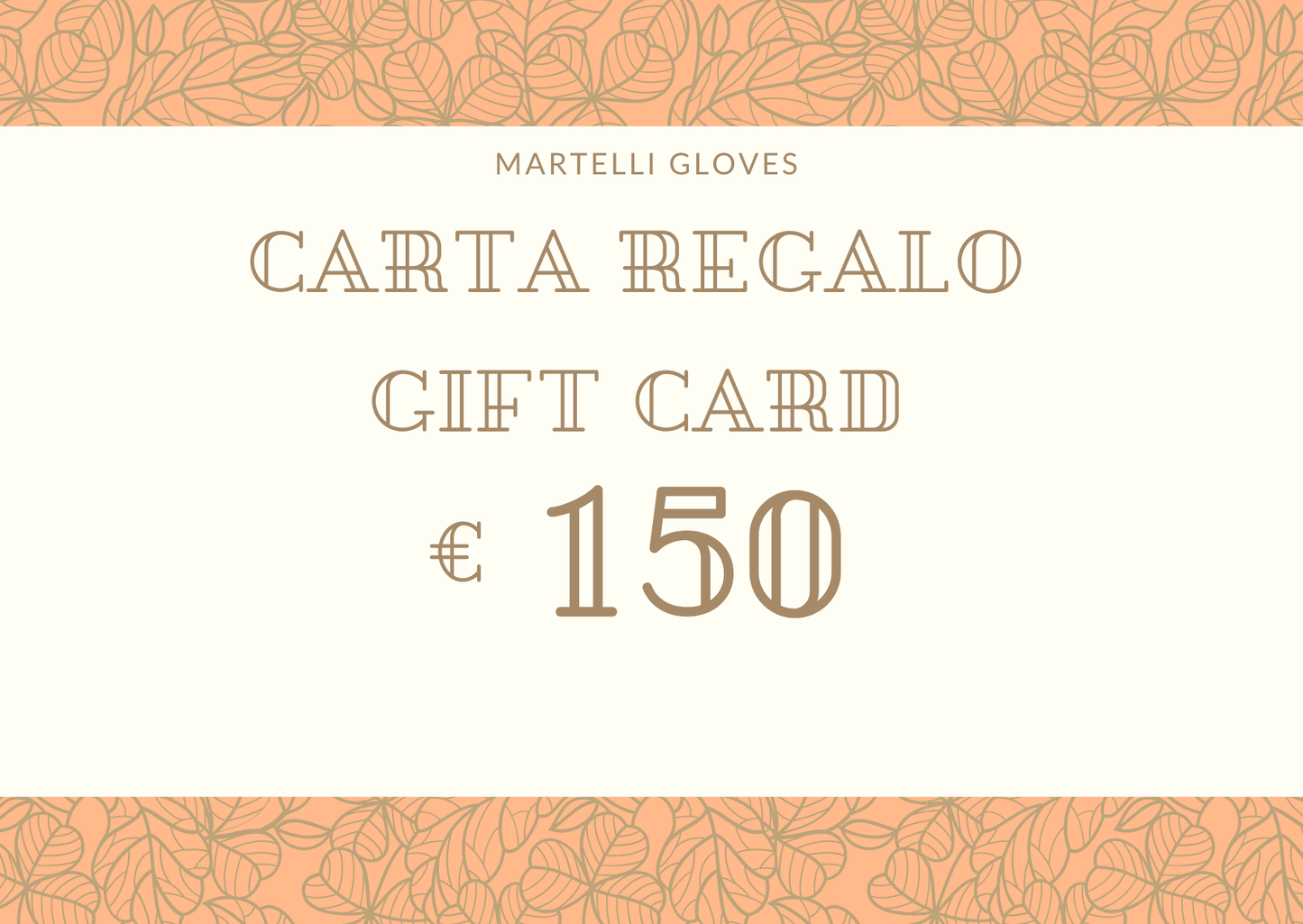 Martelli Gloves Digital Gift Card