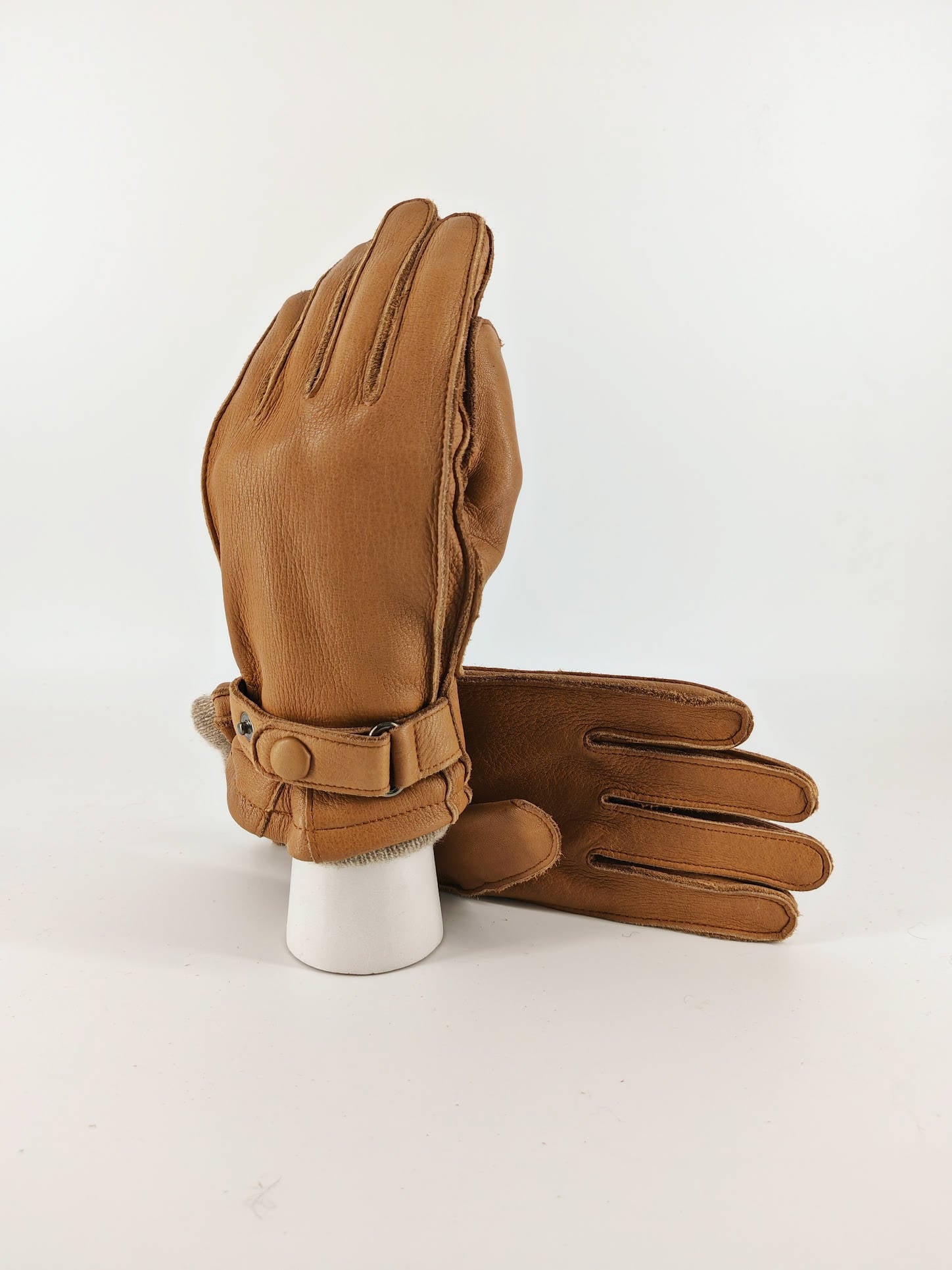 Raffaella . Pelle di Cervo Cinturino . Cashmere