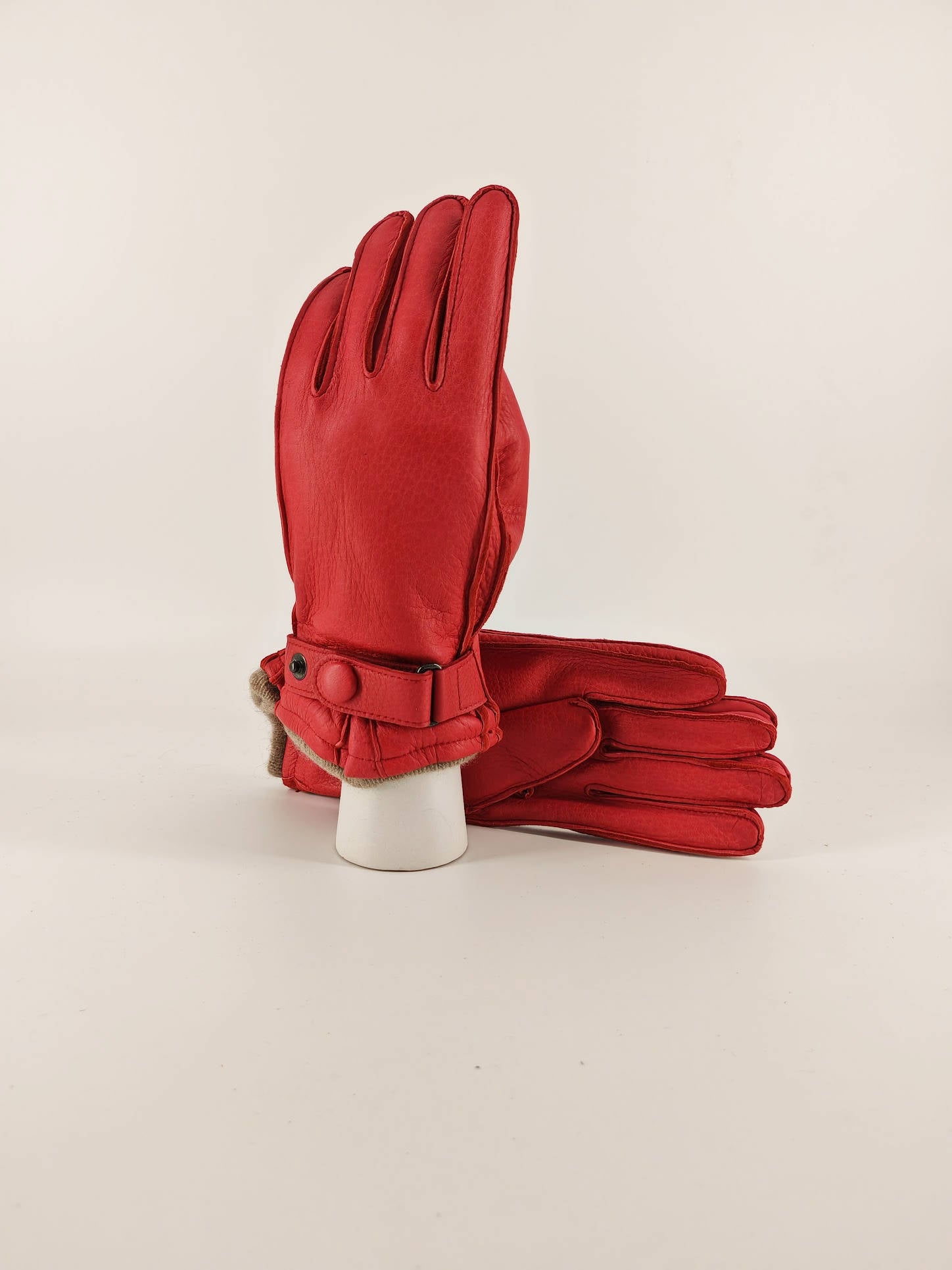 Raffaella . Pelle di Cervo Cinturino . Cashmere