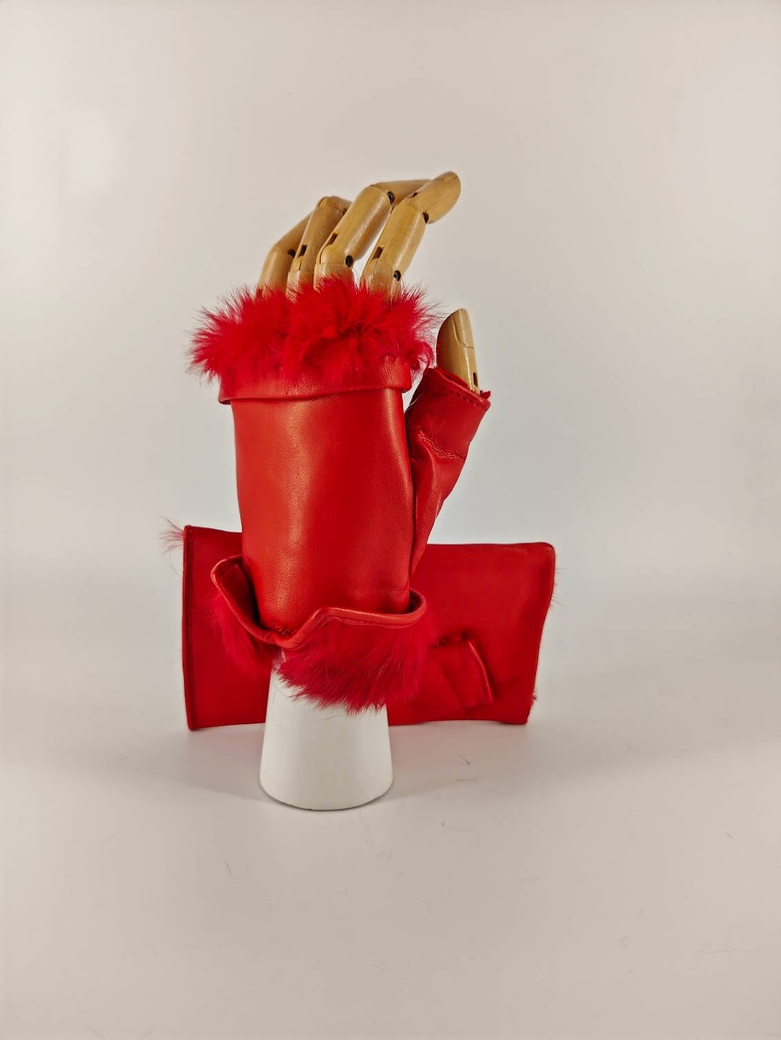 Bianca . Pelliccia Mezze Dita