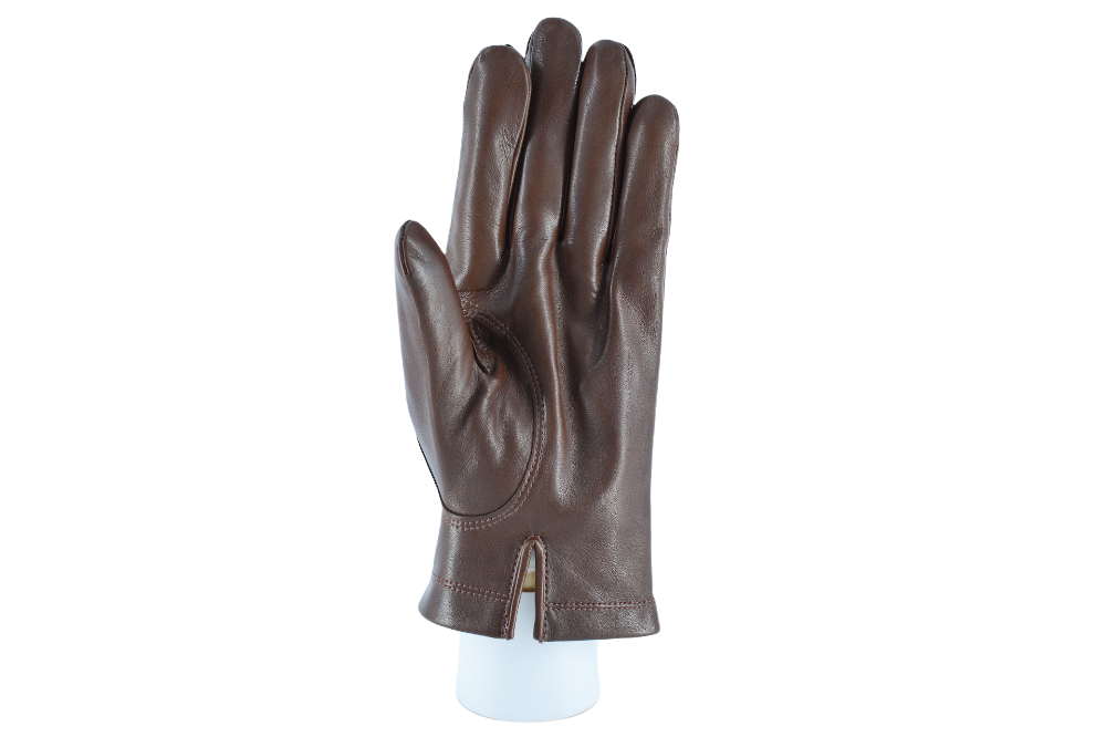 Valentino . Leather Gloves Rabbit Fur Lined